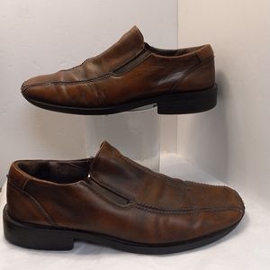 RETROFIRE  Shoes Men's TURNPIKE 2 Brown Leather Loafers Slip-on Travel Comforts